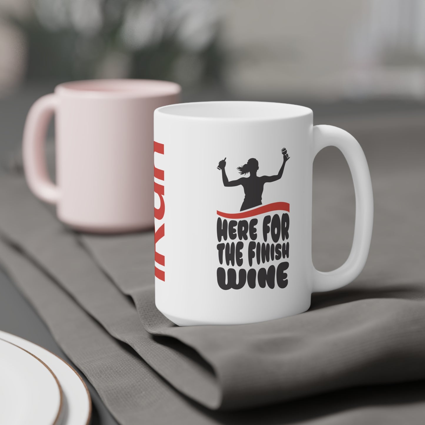 Here For Wine Mug