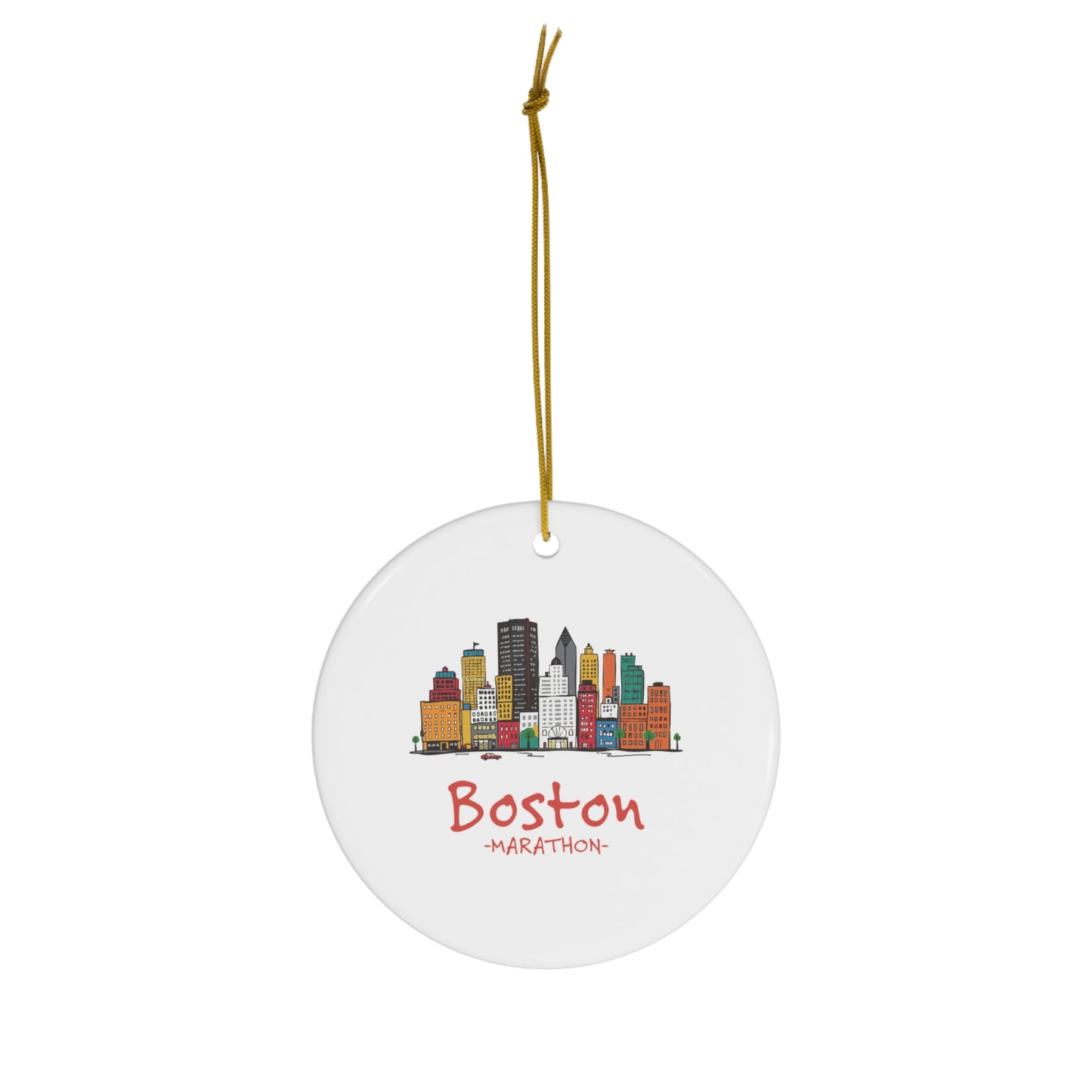 Boston Ceramic Ornament
