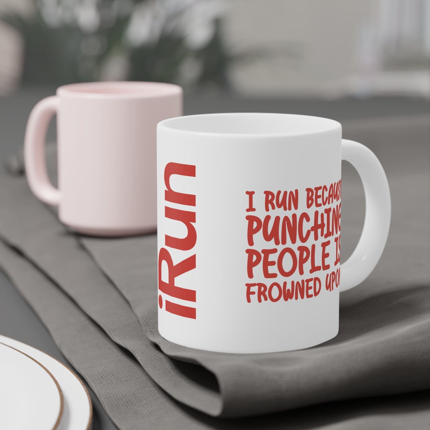 Punching People Mug