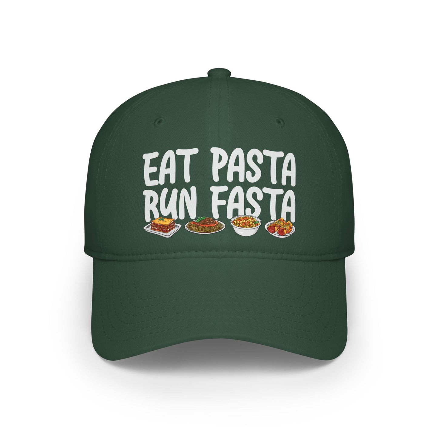 Eat Pasta Run Fasta Cap