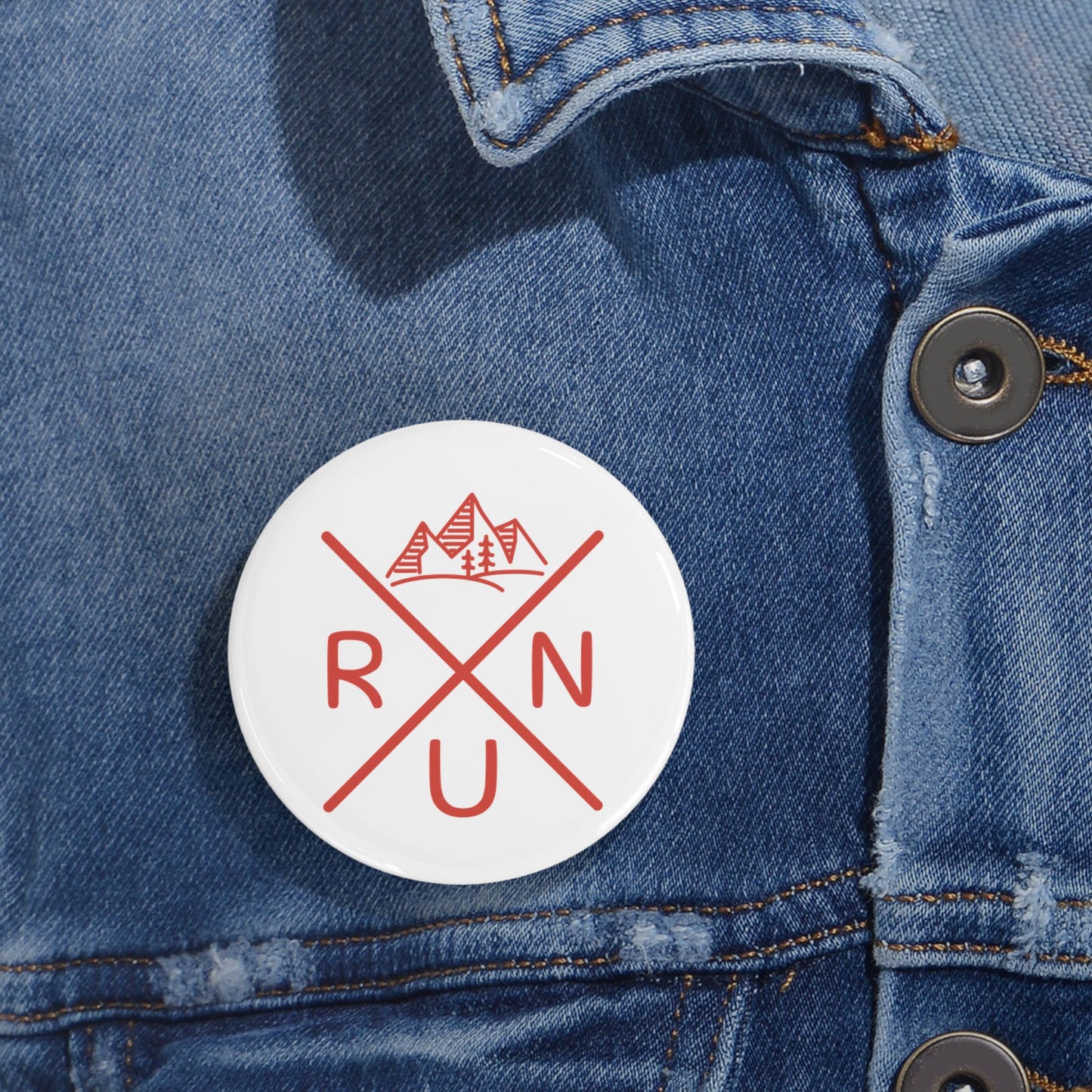Mountain Top Round Pins