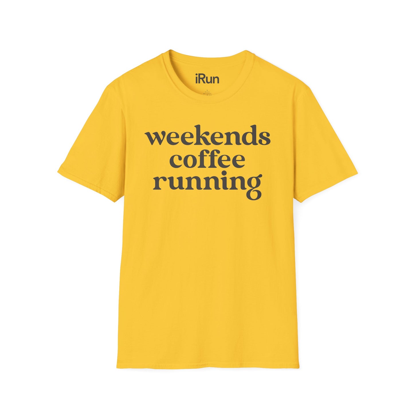 Weekends Coffee Running T-Shirt