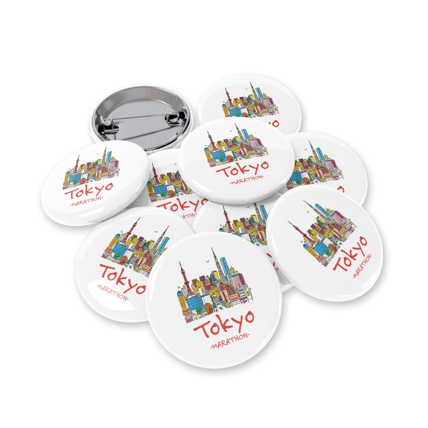 Tokyo Round Pins