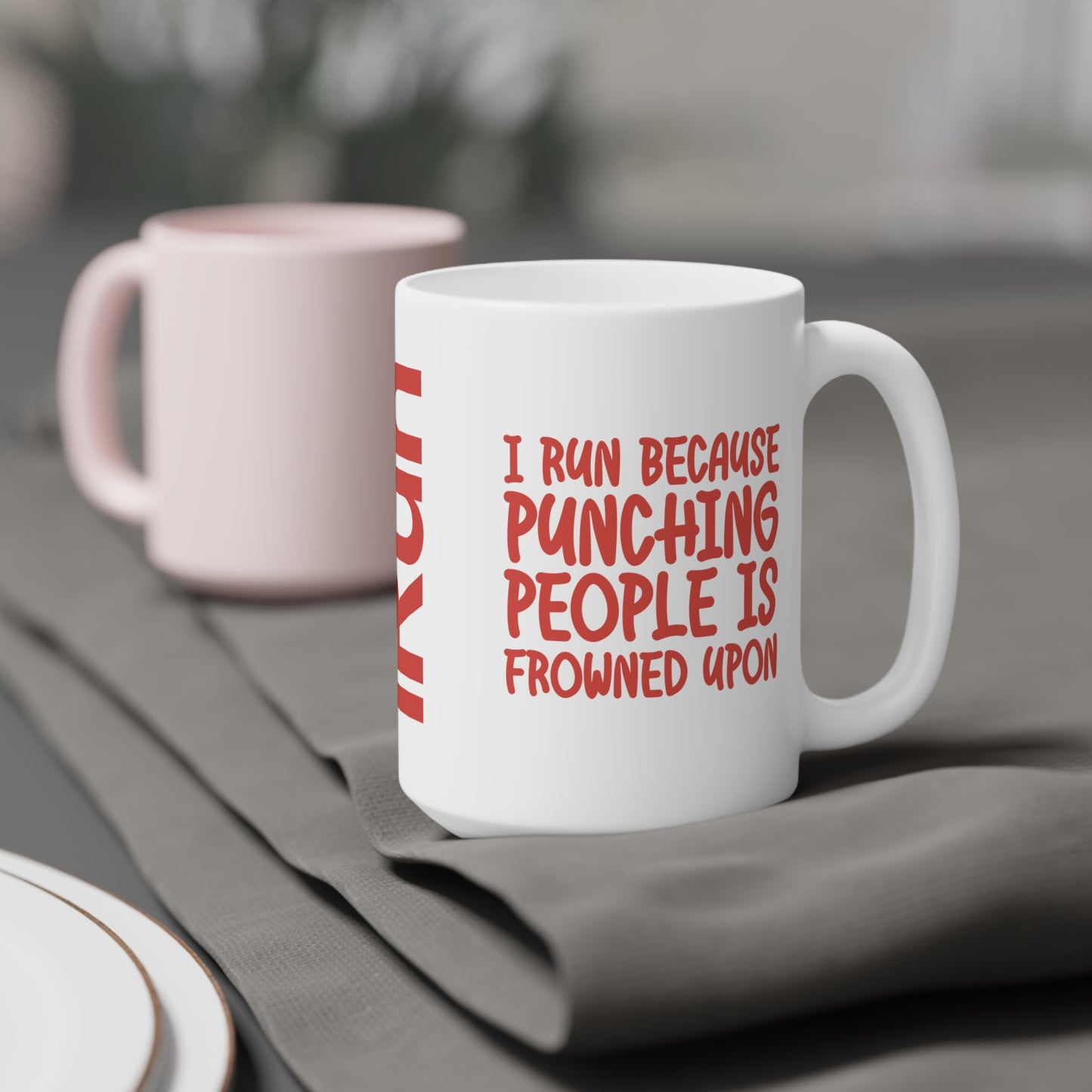 Punching People Mug