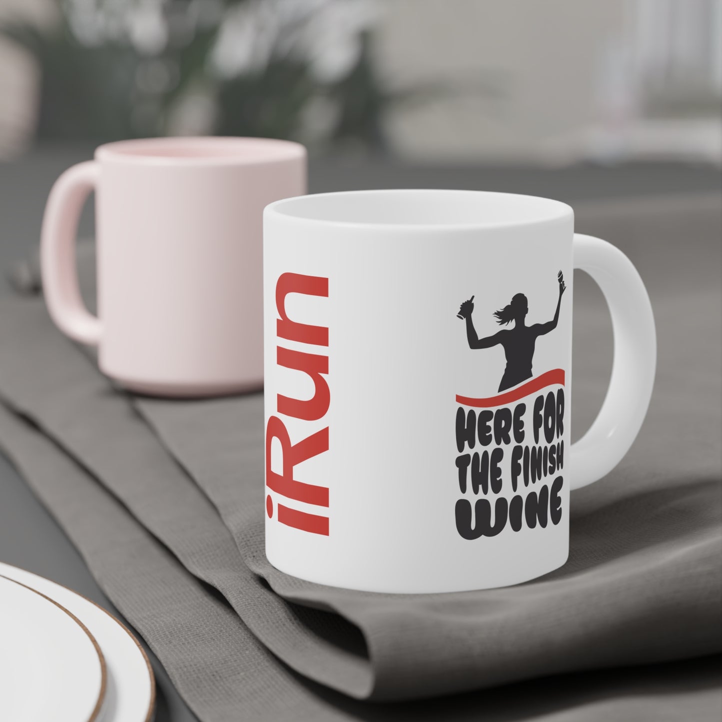 Here For Wine Mug