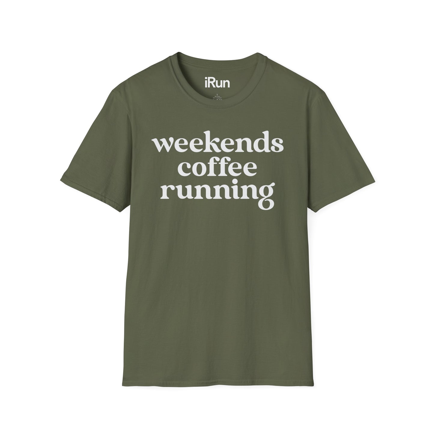 Weekends Coffee Running T-Shirt