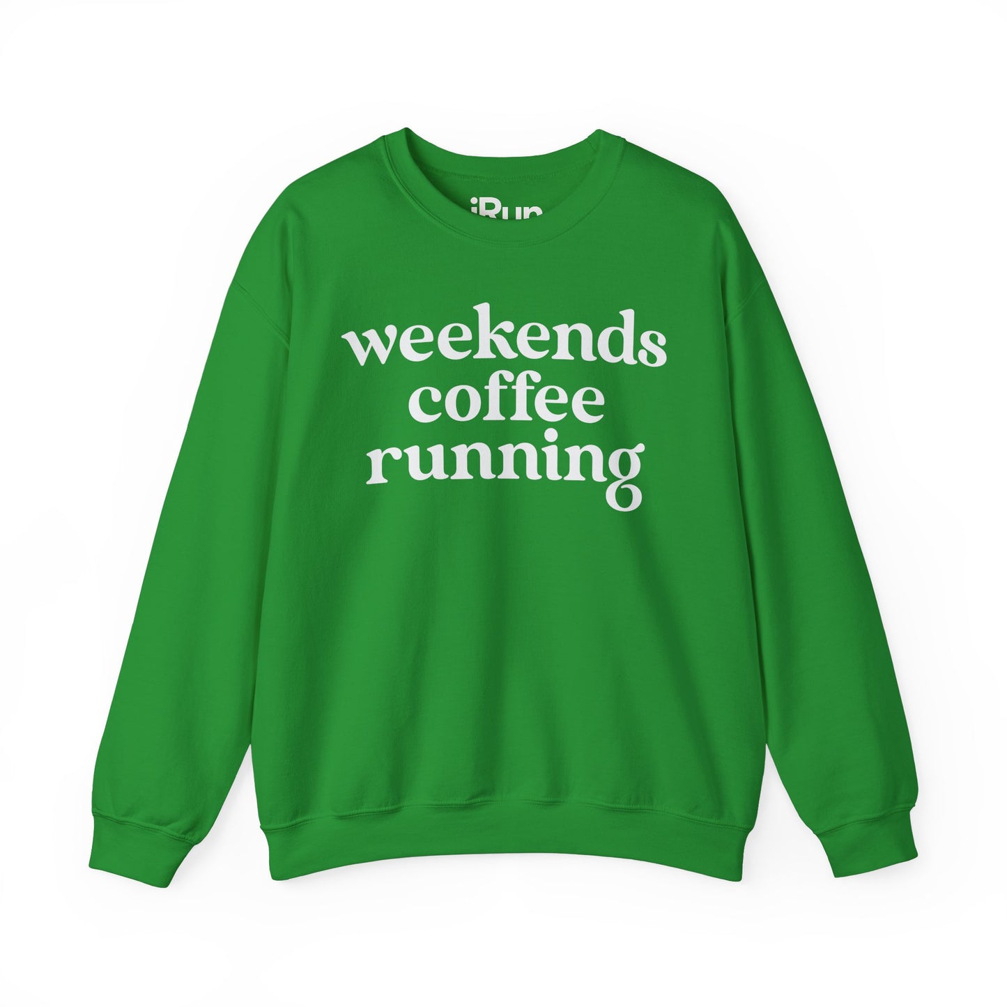 Weekends Coffee Running Sweatshirt