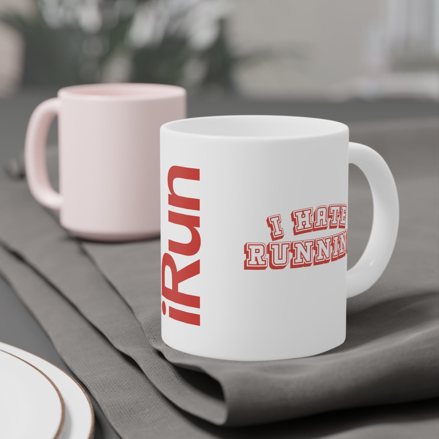 I Hate Running Mug