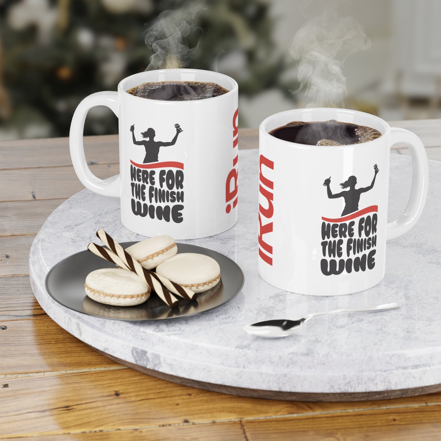 Here For Wine Mug