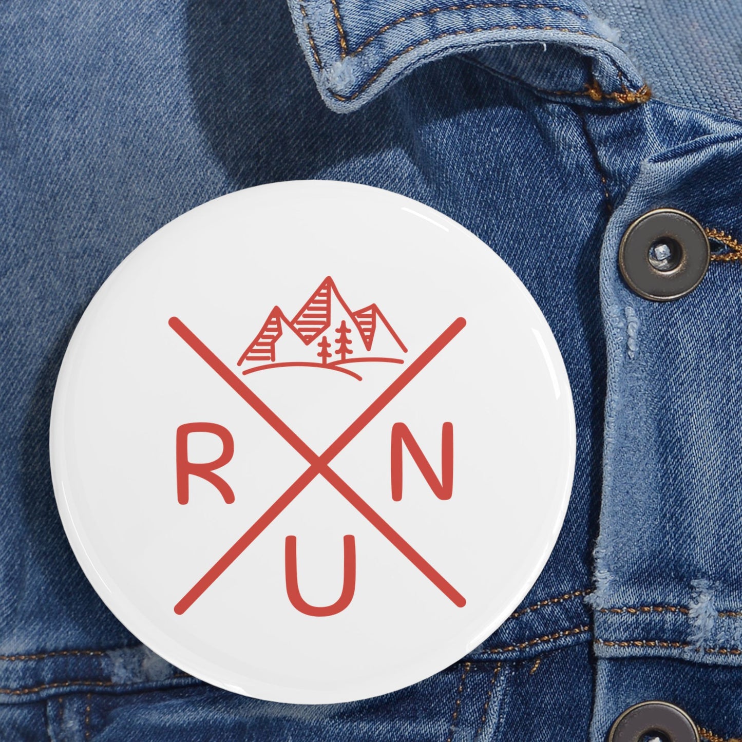 Mountain Top Round Pins