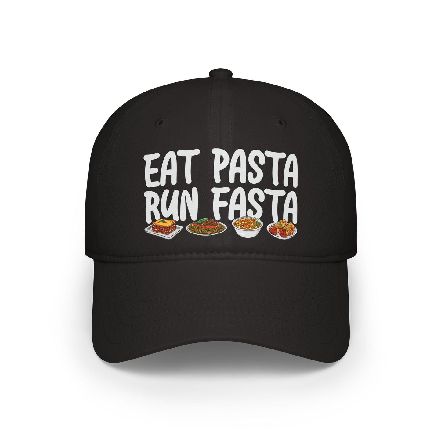 Eat Pasta Run Fasta Cap