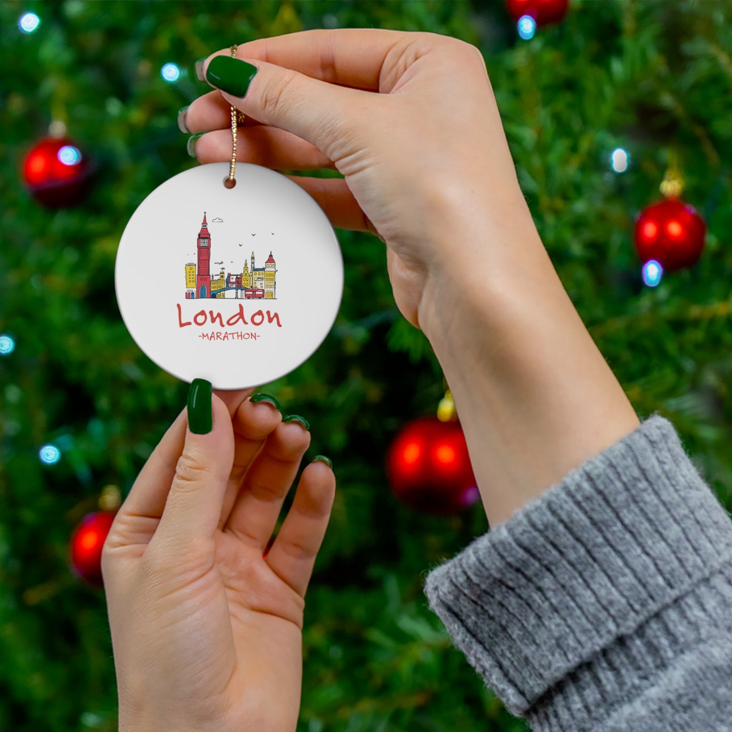 London Ceramic Ornament