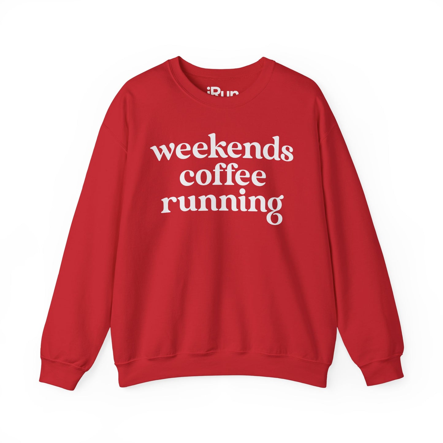 Weekends Coffee Running Sweatshirt