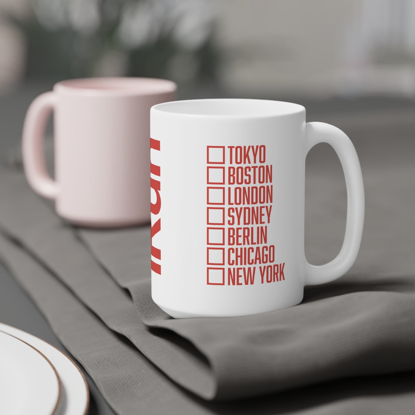 Check List Mug