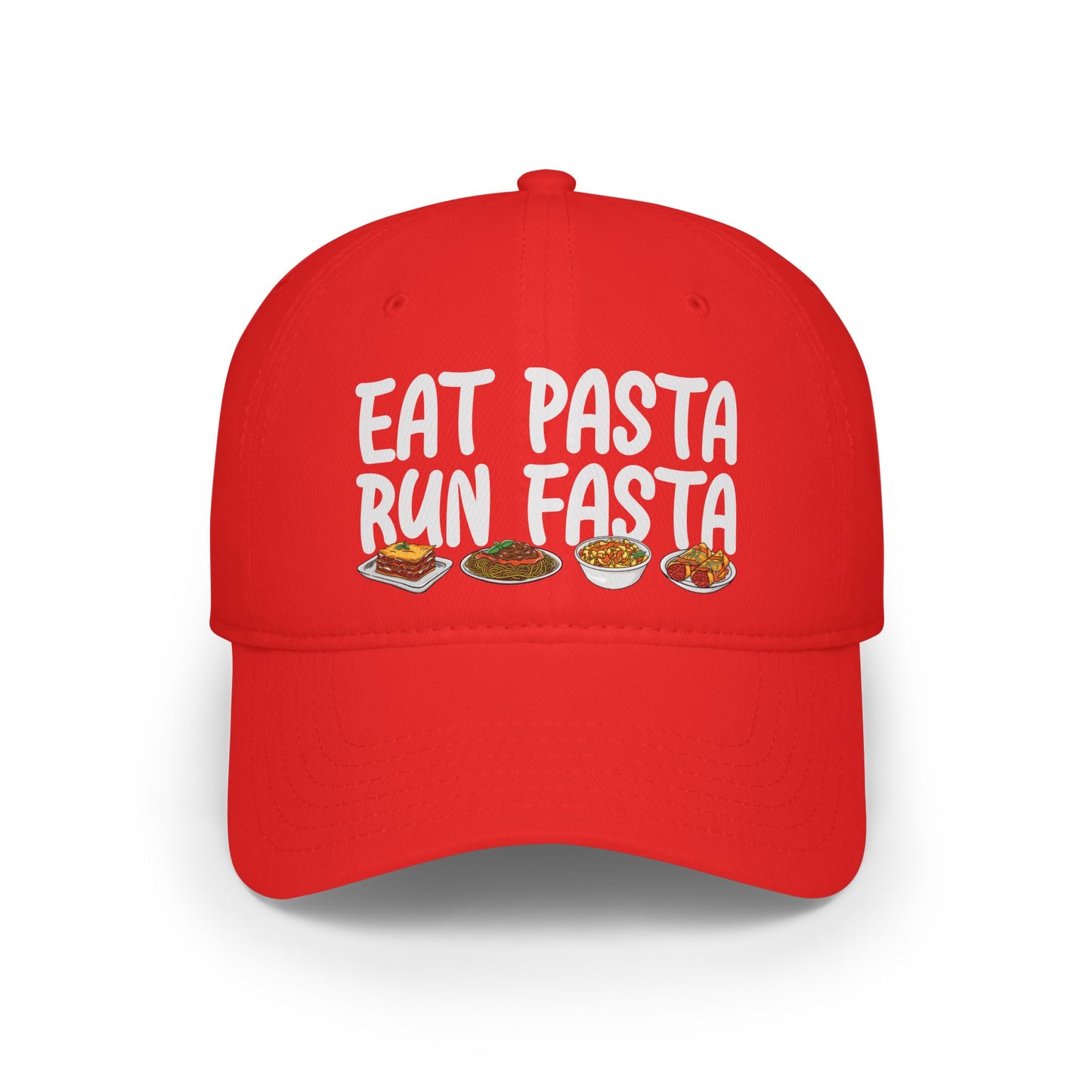 Eat Pasta Run Fasta Cap