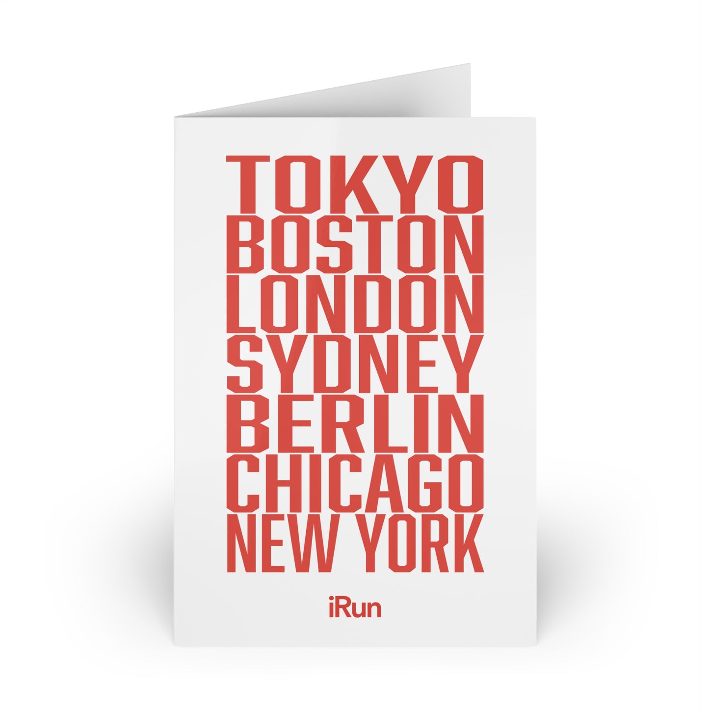 Marathon Cities Greeting Cards