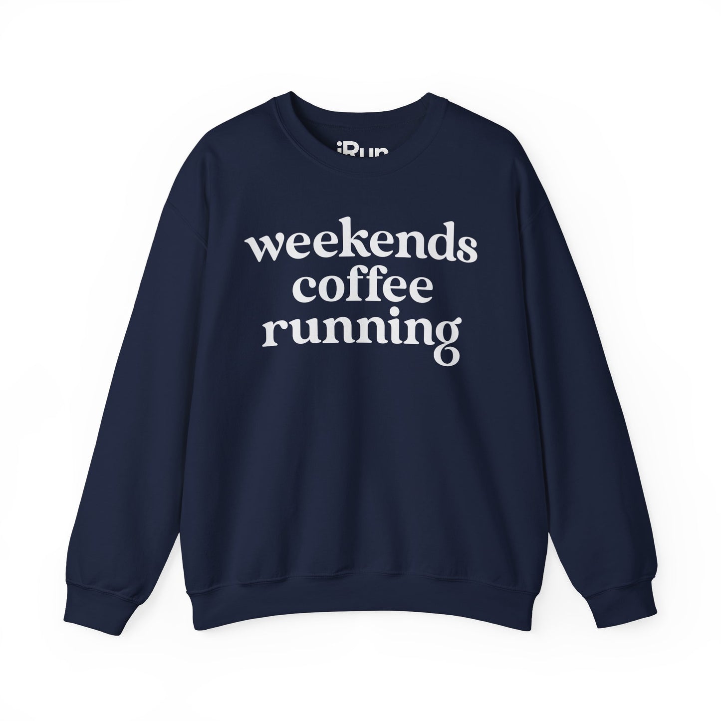 Weekends Coffee Running Sweatshirt