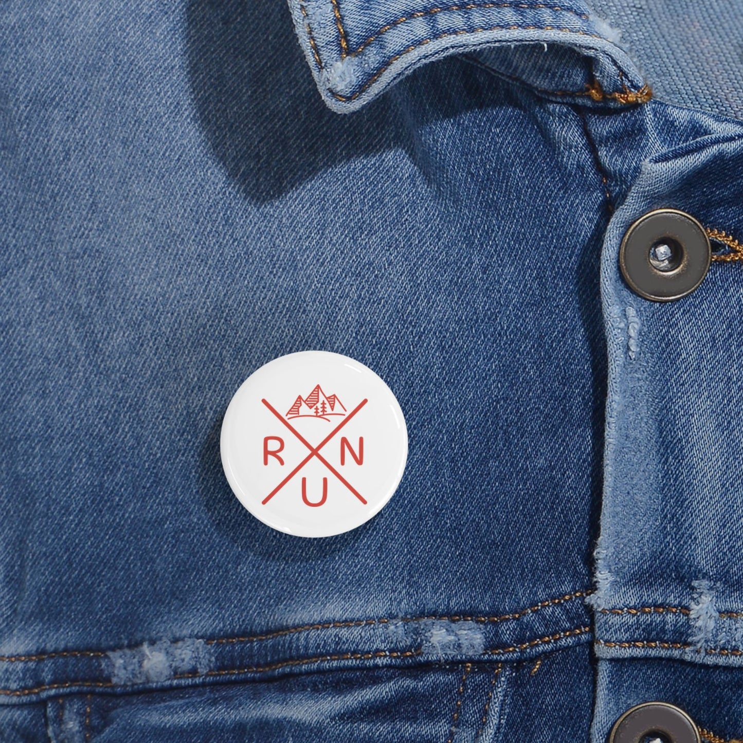 Mountain Top Round Pins