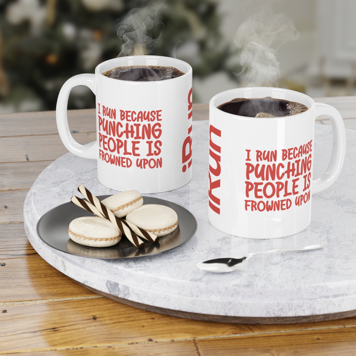 Punching People Mug