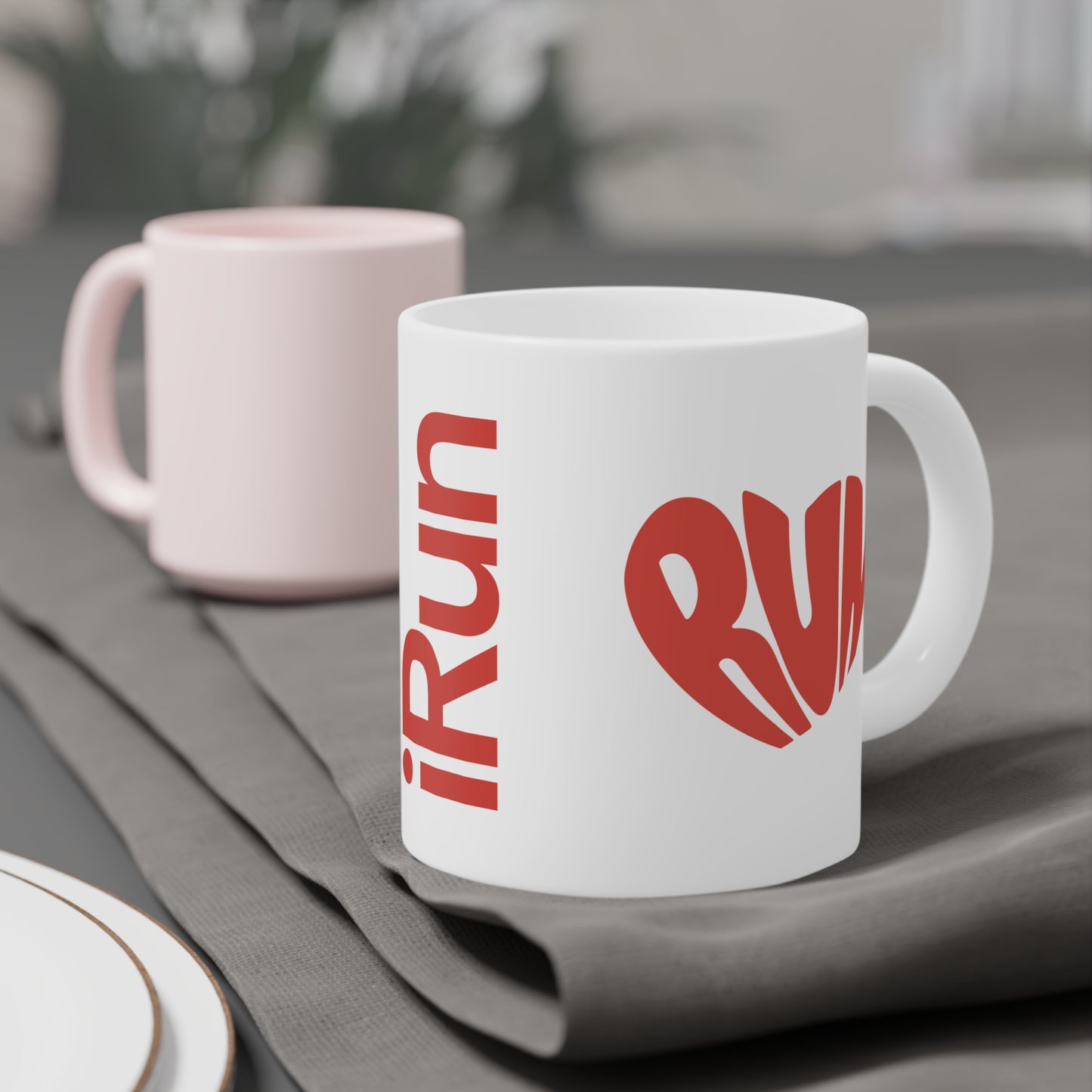 Run Heart Mug