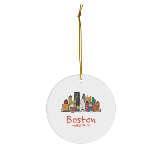 Boston Ceramic Ornament