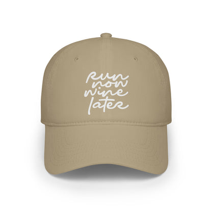 Run Now Wine Later Cap