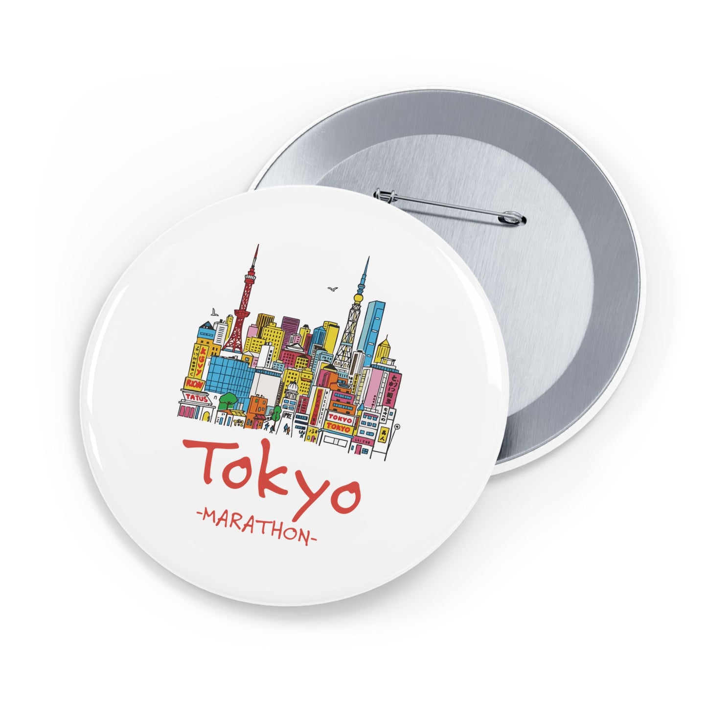 Tokyo Round Pins