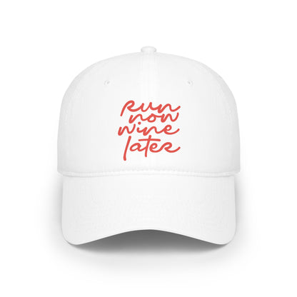 Run Now Wine Later Cap