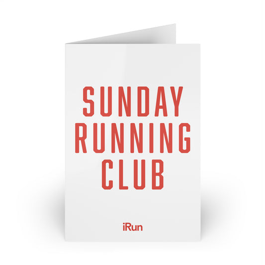 Sunday Running Club Greeting Cards