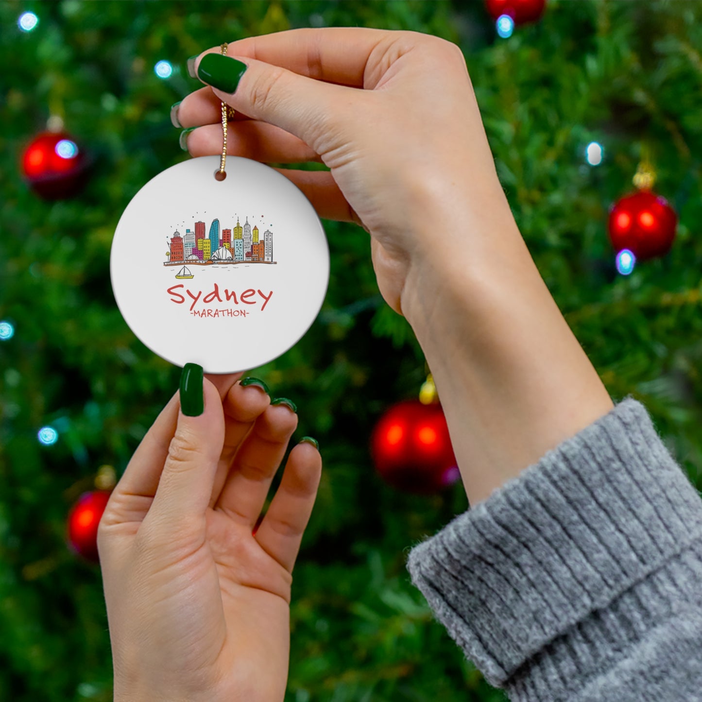 Sydney Ceramic Ornament