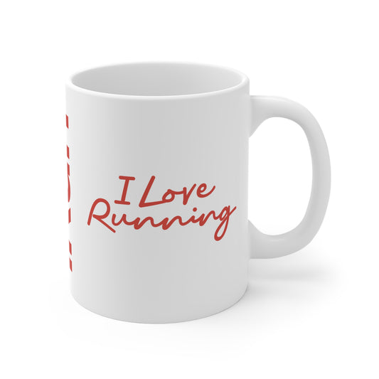 I Love Running Mug
