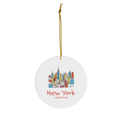 New York Ceramic Ornament