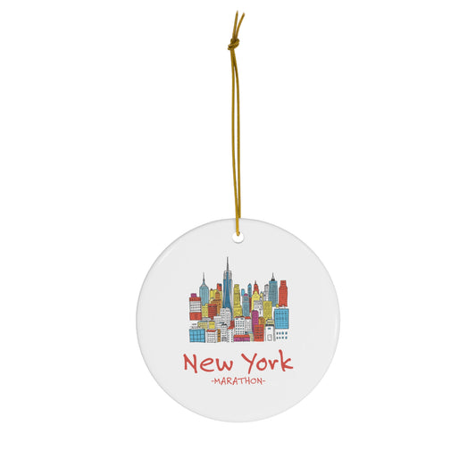 New York Ceramic Ornament