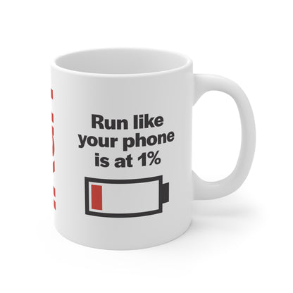 Low Battery Mug