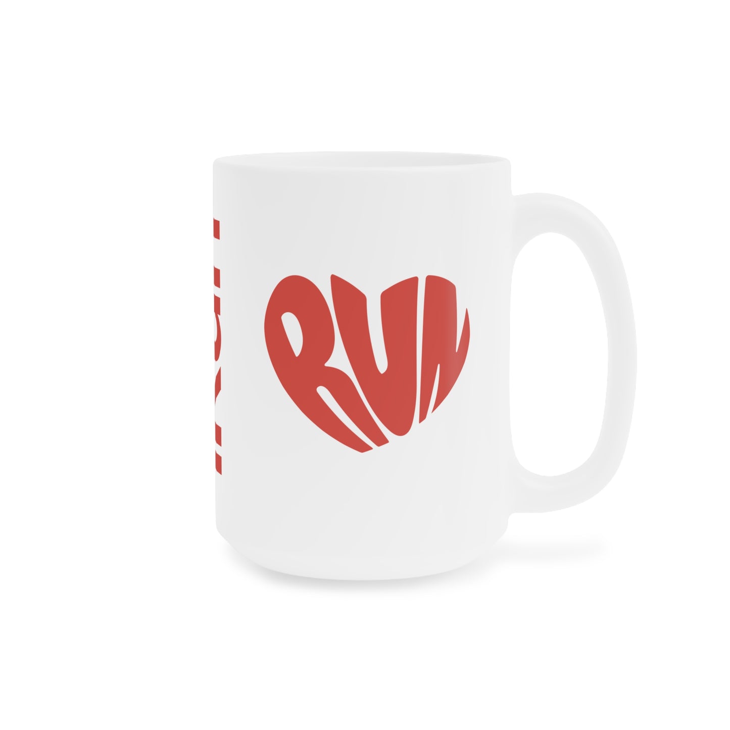 Run Heart Mug