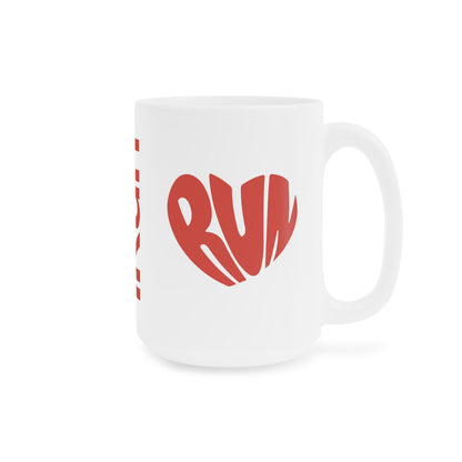 Run Heart Mug