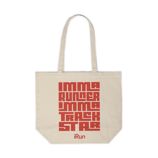 Track Star Tote Bag