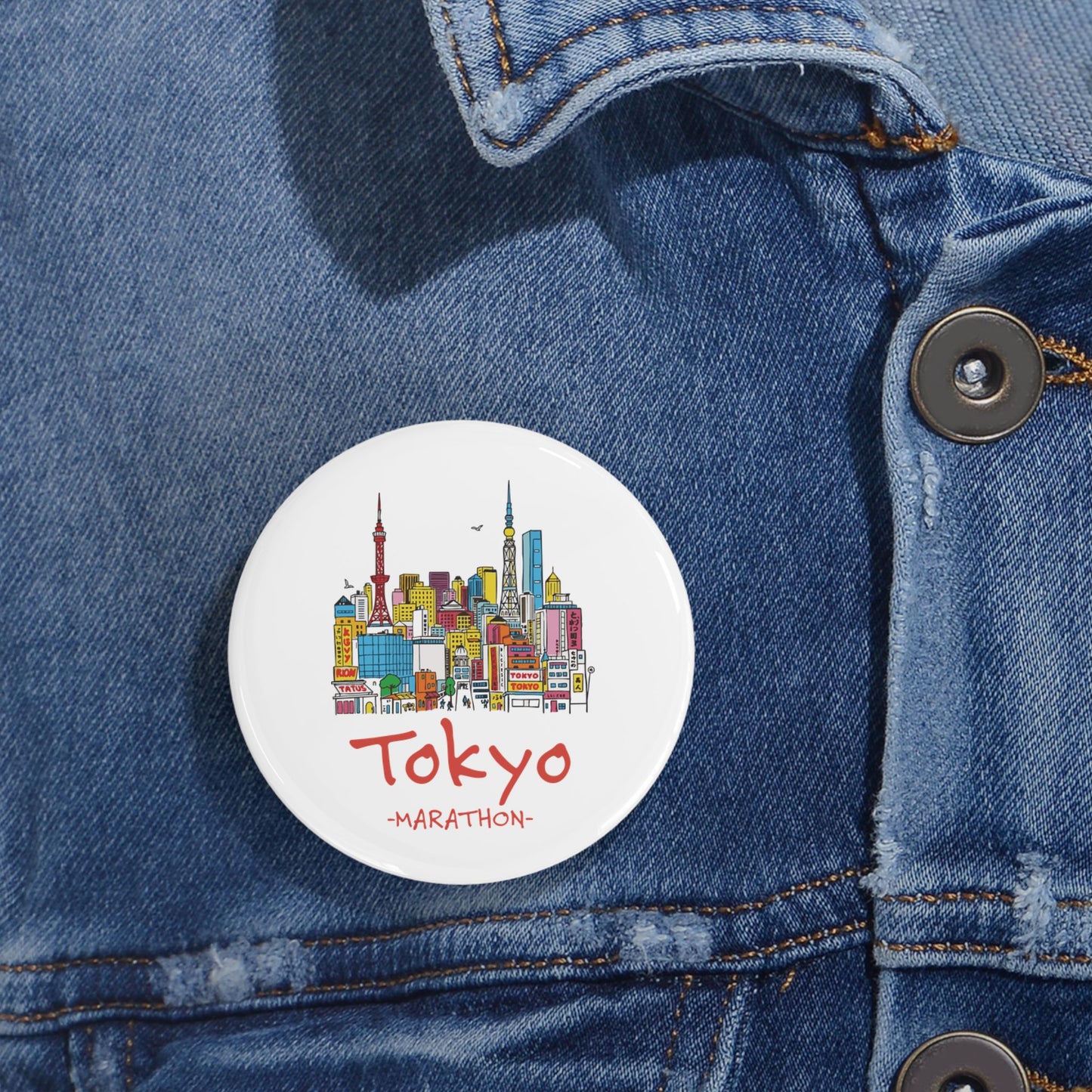 Tokyo Round Pins