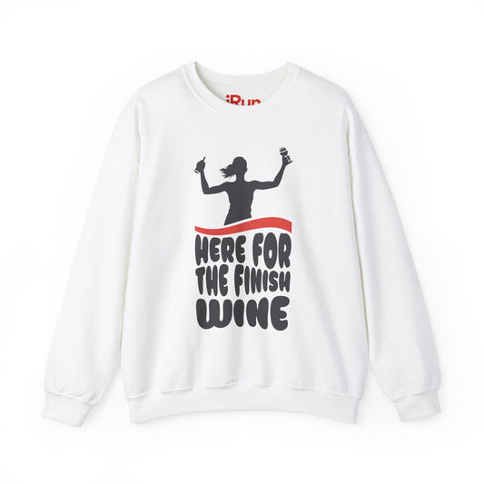 Here For Wine Sweatshirt