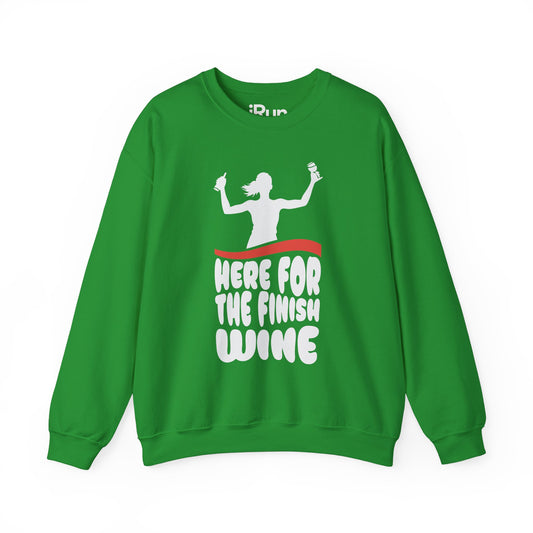 Here For Wine Sweatshirt