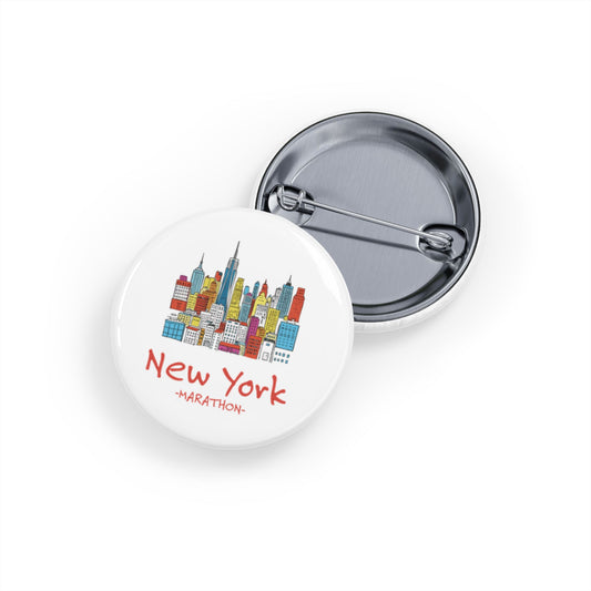 New York Round Pins