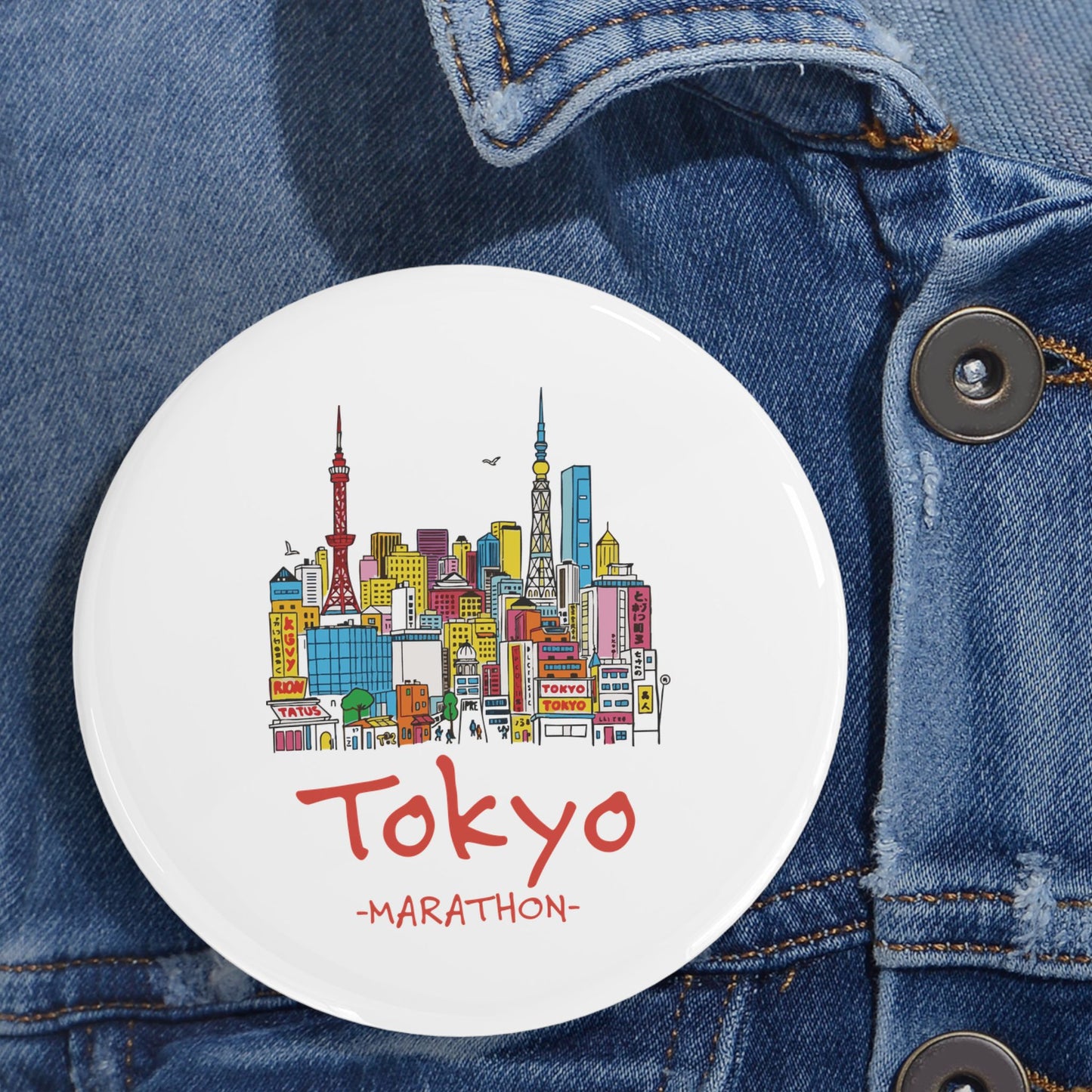 Tokyo Round Pins