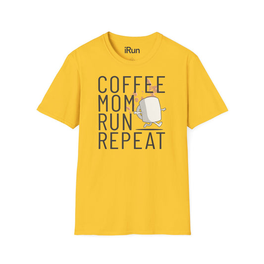 Coffee Mom Run Repeat T-Shirt