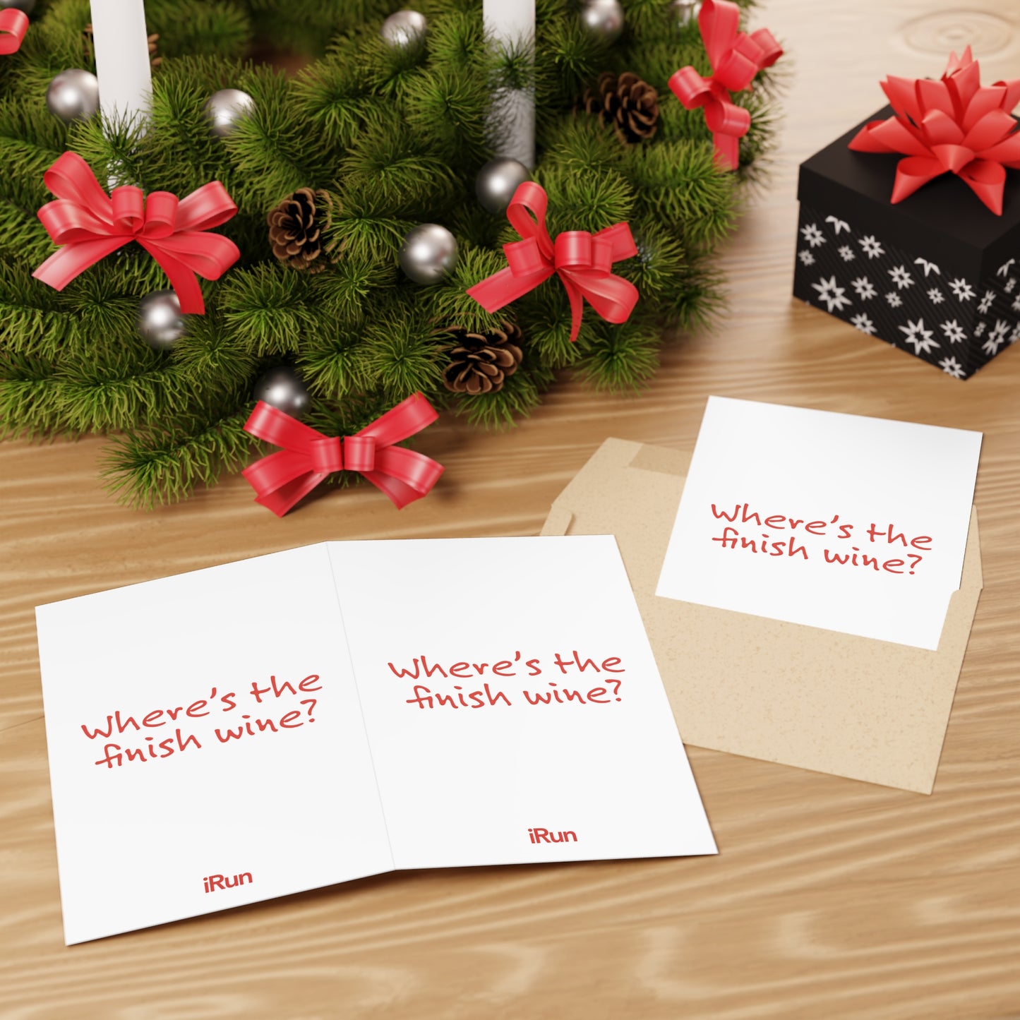 Finish Wine? Greeting Cards