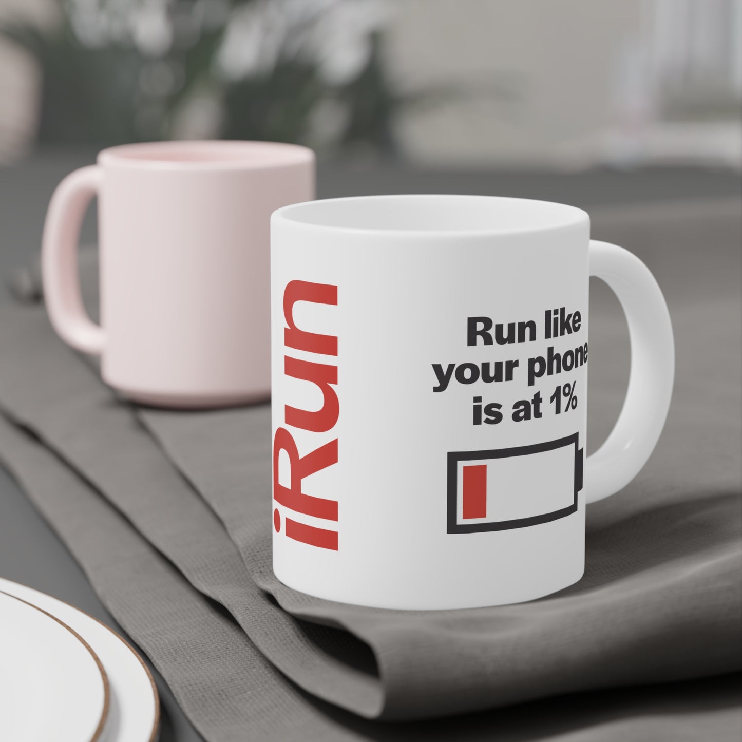 Low Battery Mug