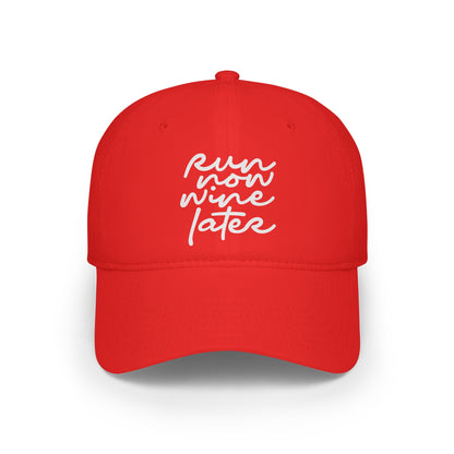 Run Now Wine Later Cap