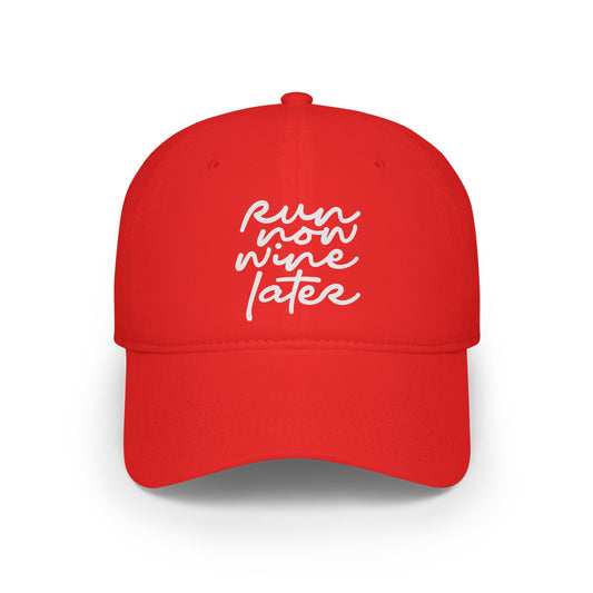 Run Now Wine Later Cap