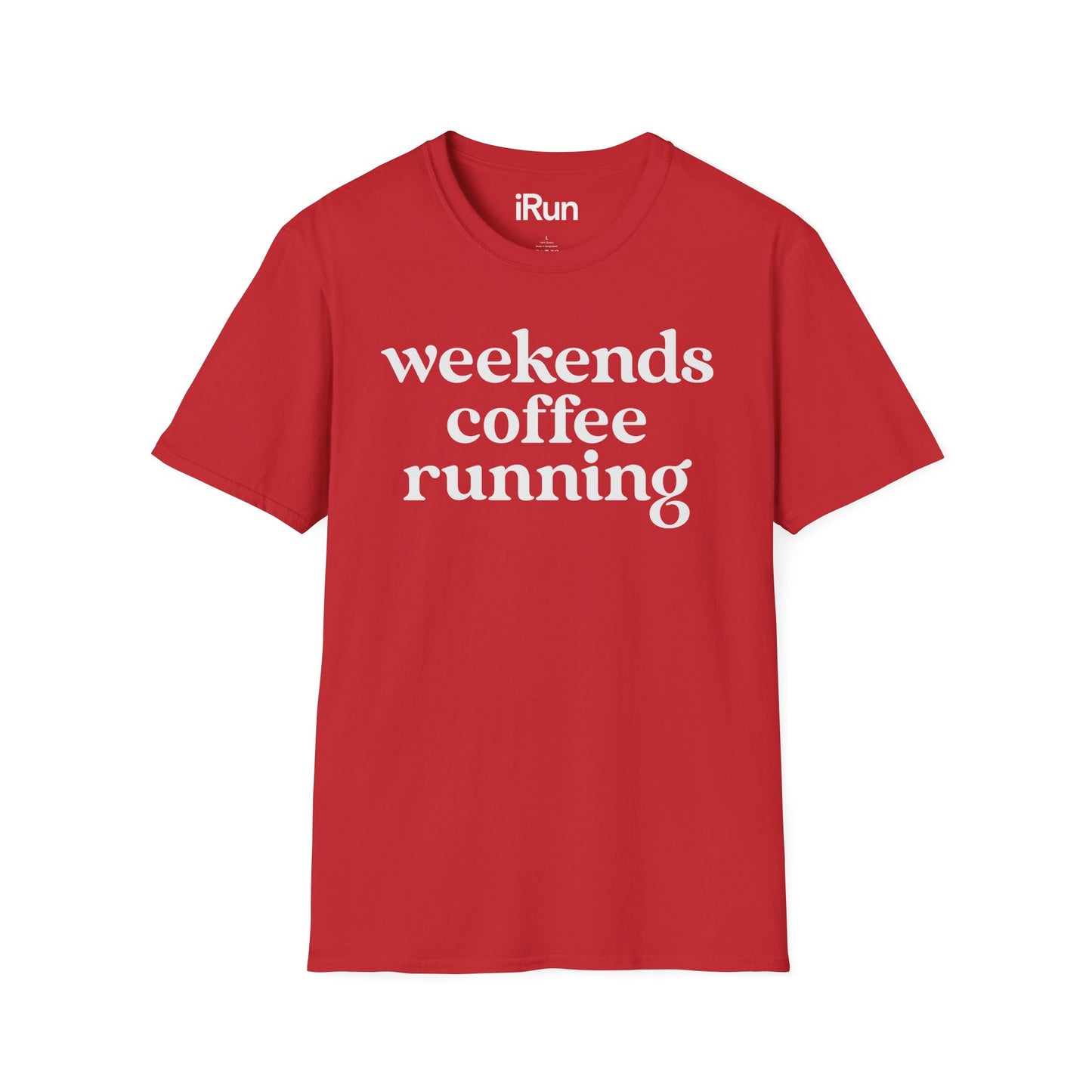 Weekends Coffee Running T-Shirt