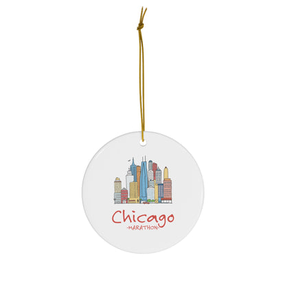 Chicago Ceramic Ornament