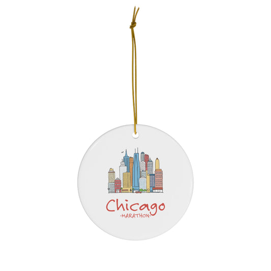 Chicago Ceramic Ornament